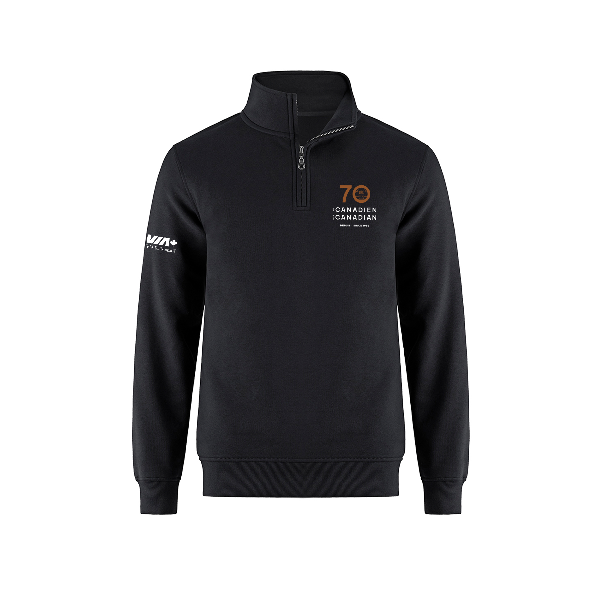 Adult Quarter Zip Sweatshirt