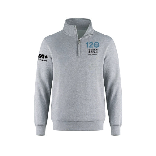 Sweat-shirt zippé quart de tour pour jeunes