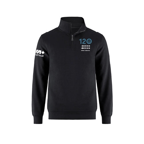 Sweat-shirt zippé quart de tour pour jeunes