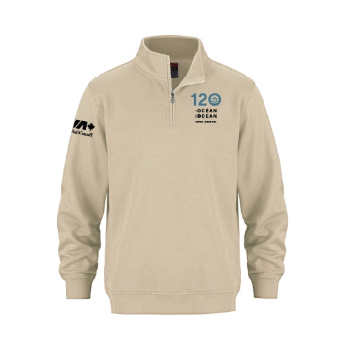 Sweat-shirt zippé quart de tour pour jeunes