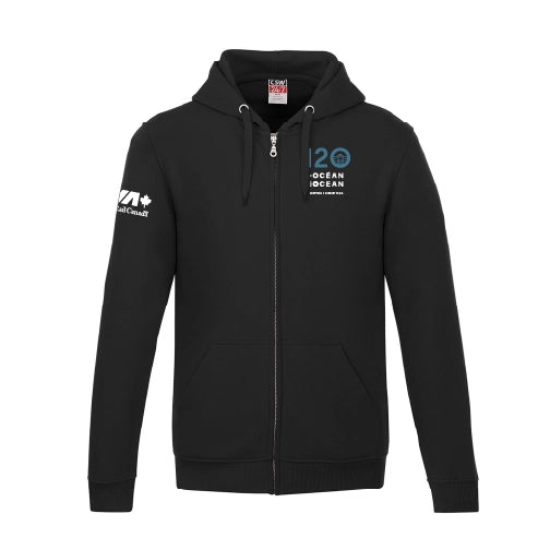 Adult Full Zip Hooded Sweatshirt – VIA Rail Boutique Adult Full Zip Hooded Sweatshirt – VIA Rail Boutique