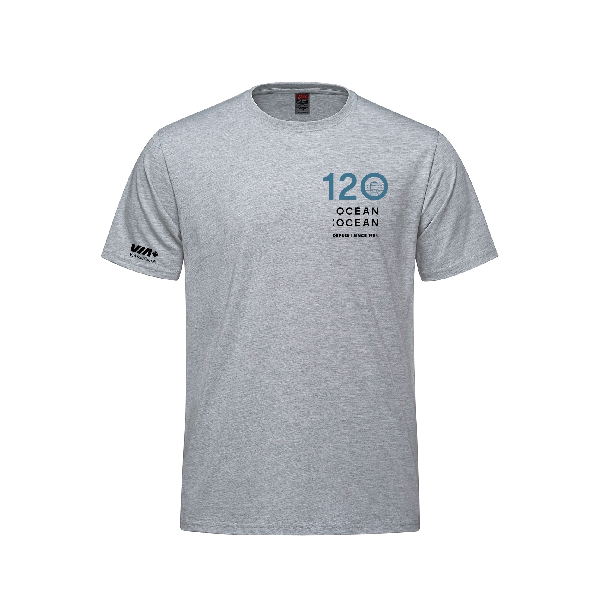 Adult 50/50 Cotton/Polyester Crewneck T-Shirt