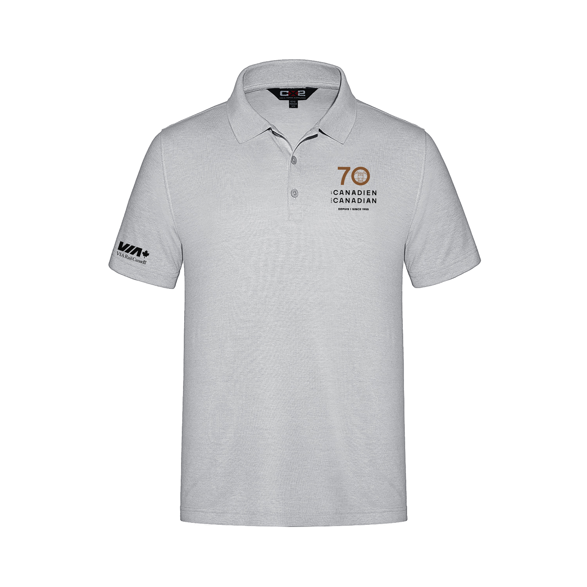 Polo piqué en coton/polyester/élasthanne pour homme