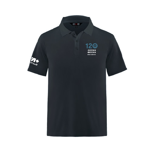 Polo piqué en coton/polyester/élasthanne pour homme