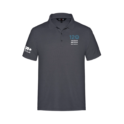 Polo piqué en coton/polyester/élasthanne pour homme