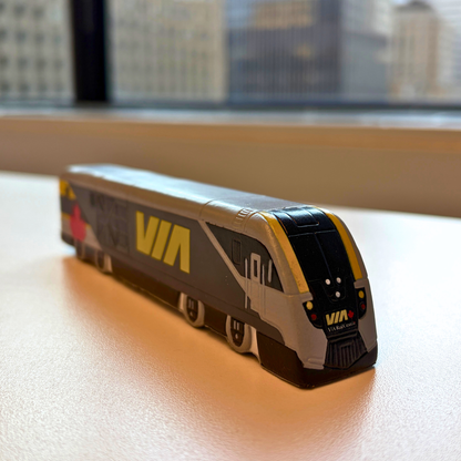 VIA Rail Boutique Collectible Train Engine anti-stress Toy