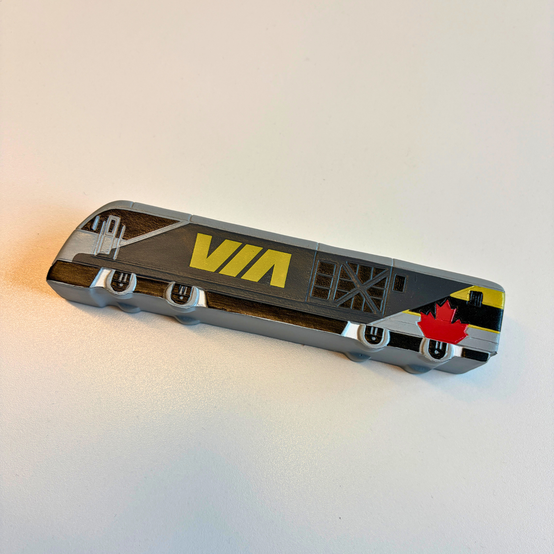 VIA Rail Boutique Collectible Train Engine anti-stress Toy