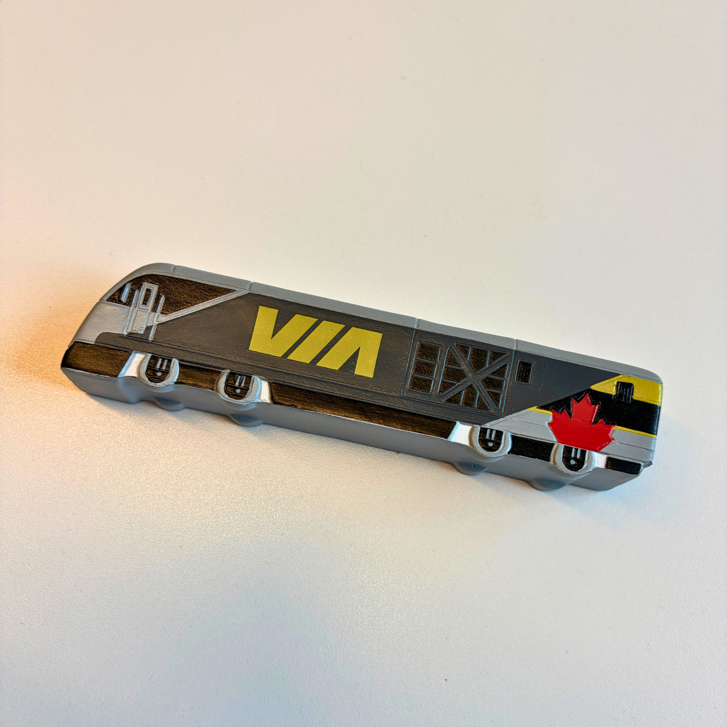 VIA Rail Boutique Collectible Train Engine anti-stress Toy
