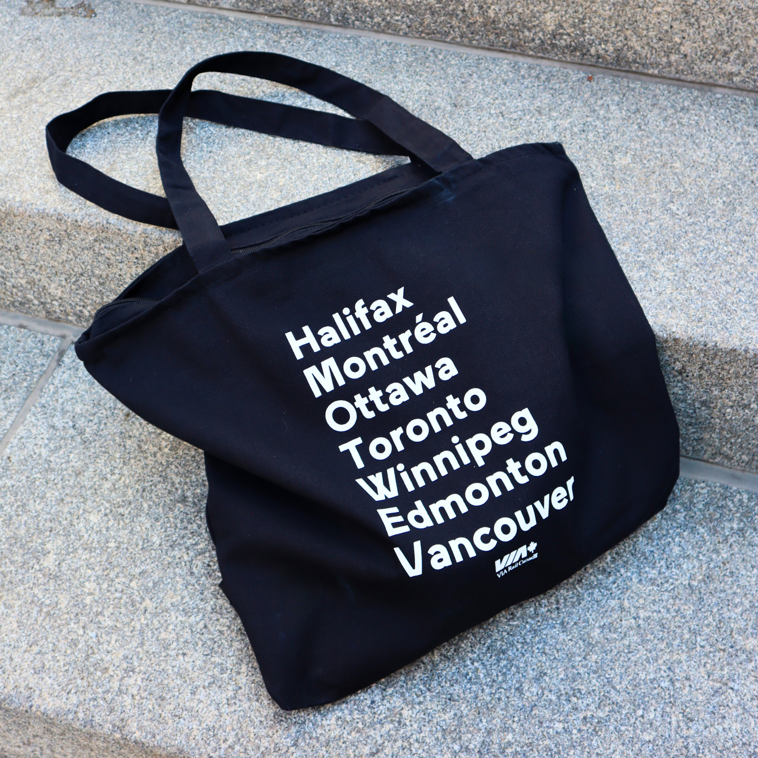 Zippered Tote Bag