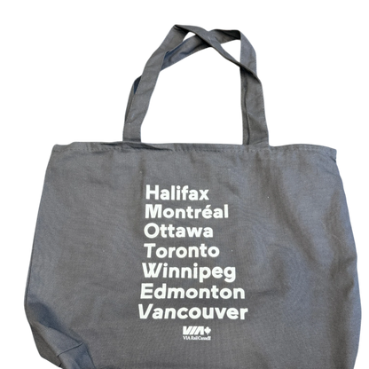 Zippered Tote Bag