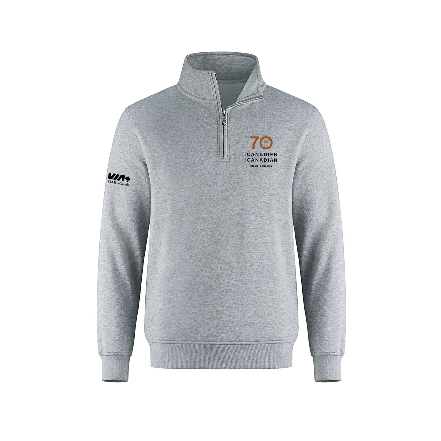 Adult Quarter Zip Sweatshirt