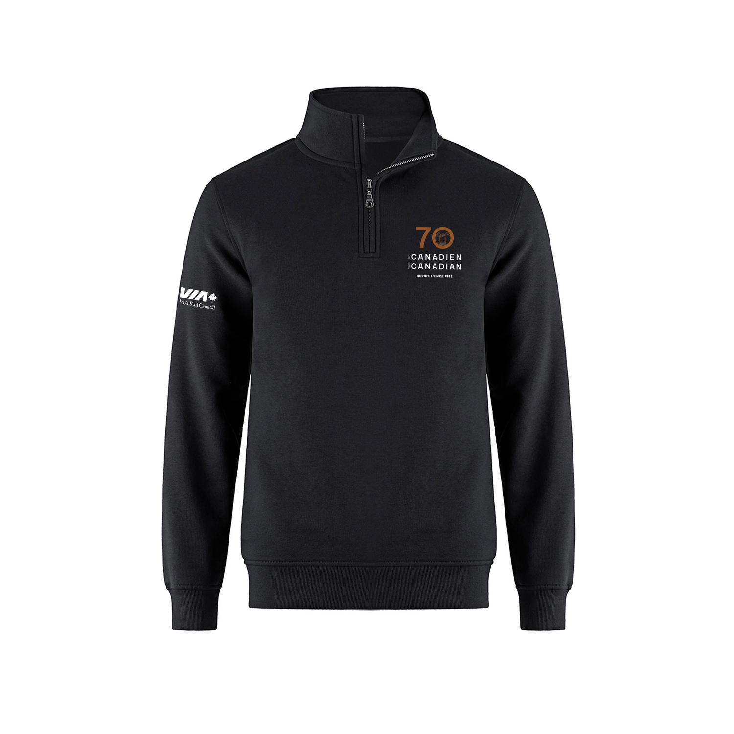 Adult Quarter Zip Sweatshirt