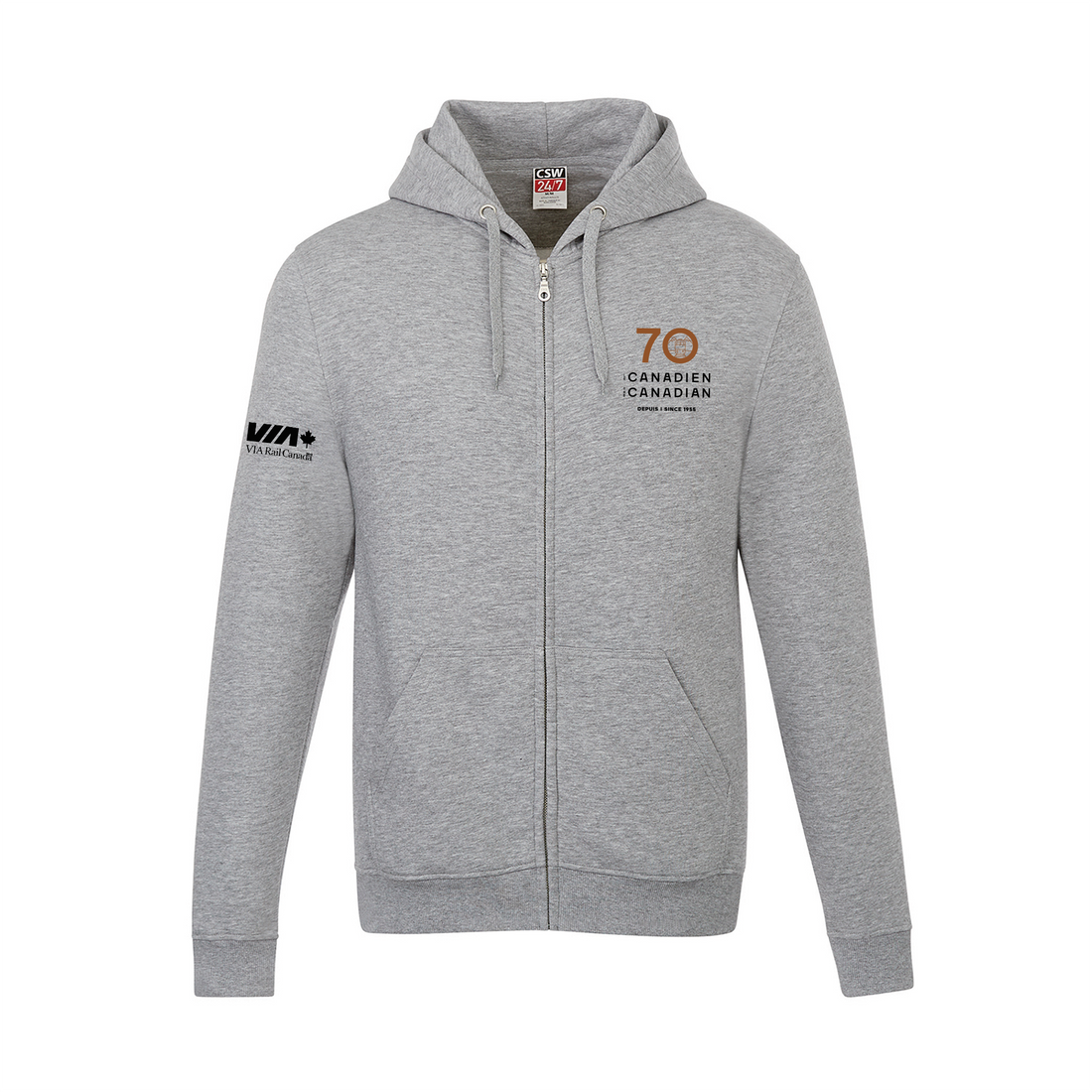 Youth Full Zip Hooded Sweatshirt