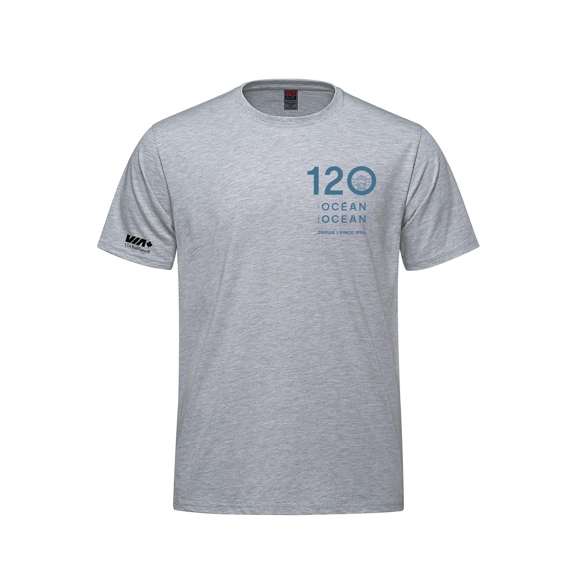 Adult 50/50 Cotton/Polyester Crewneck T-Shirt