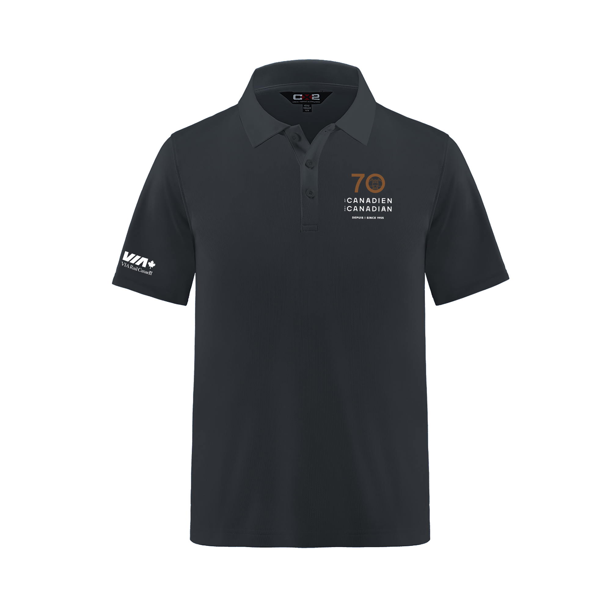 Polo piqué en coton/polyester/élasthanne pour homme