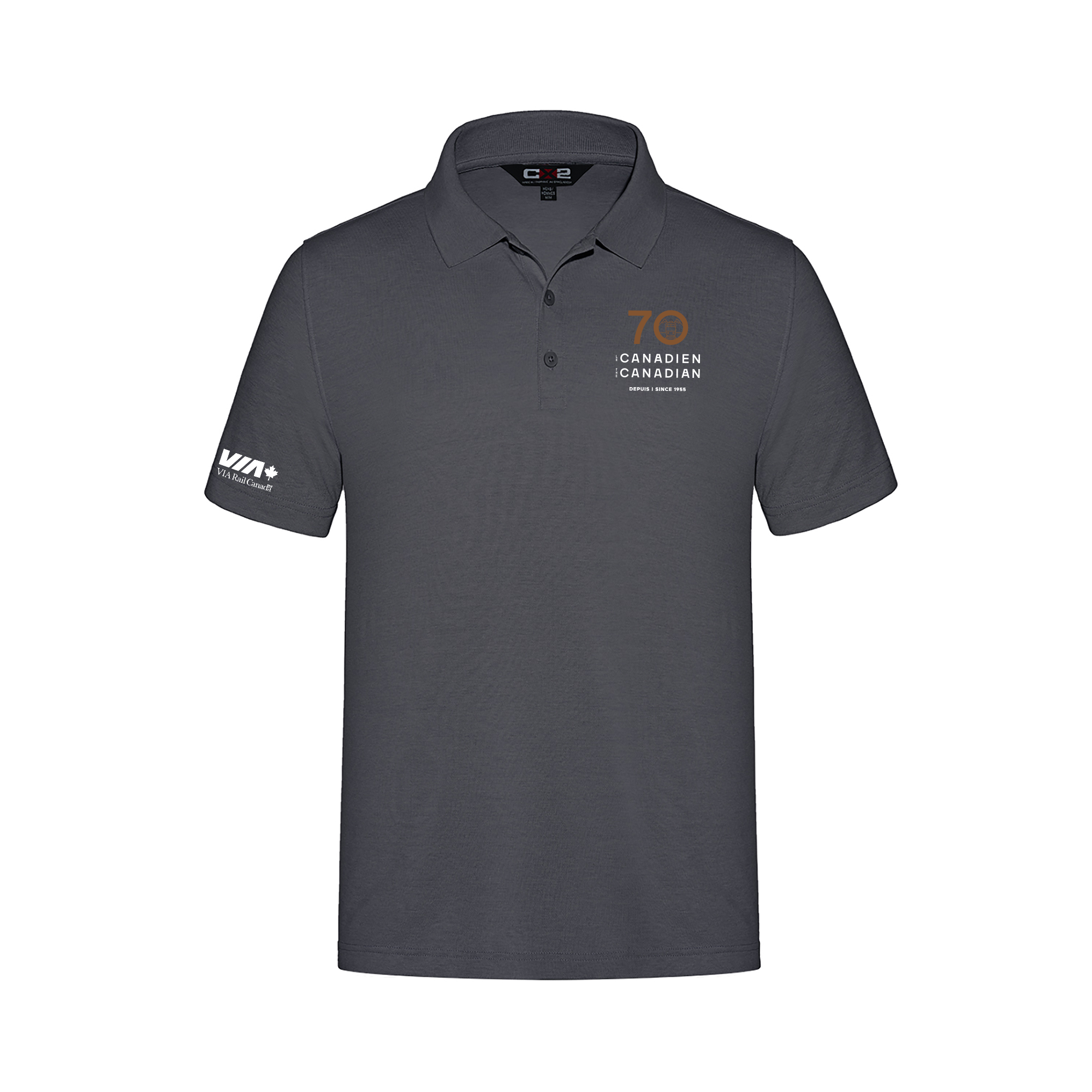 Polo piqué en coton/polyester/élasthanne pour homme
