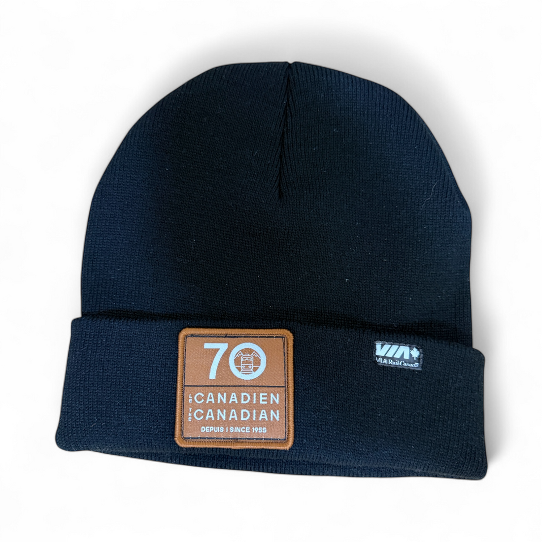 Acrylic toque - Woven Patch - LIMITED STOCK