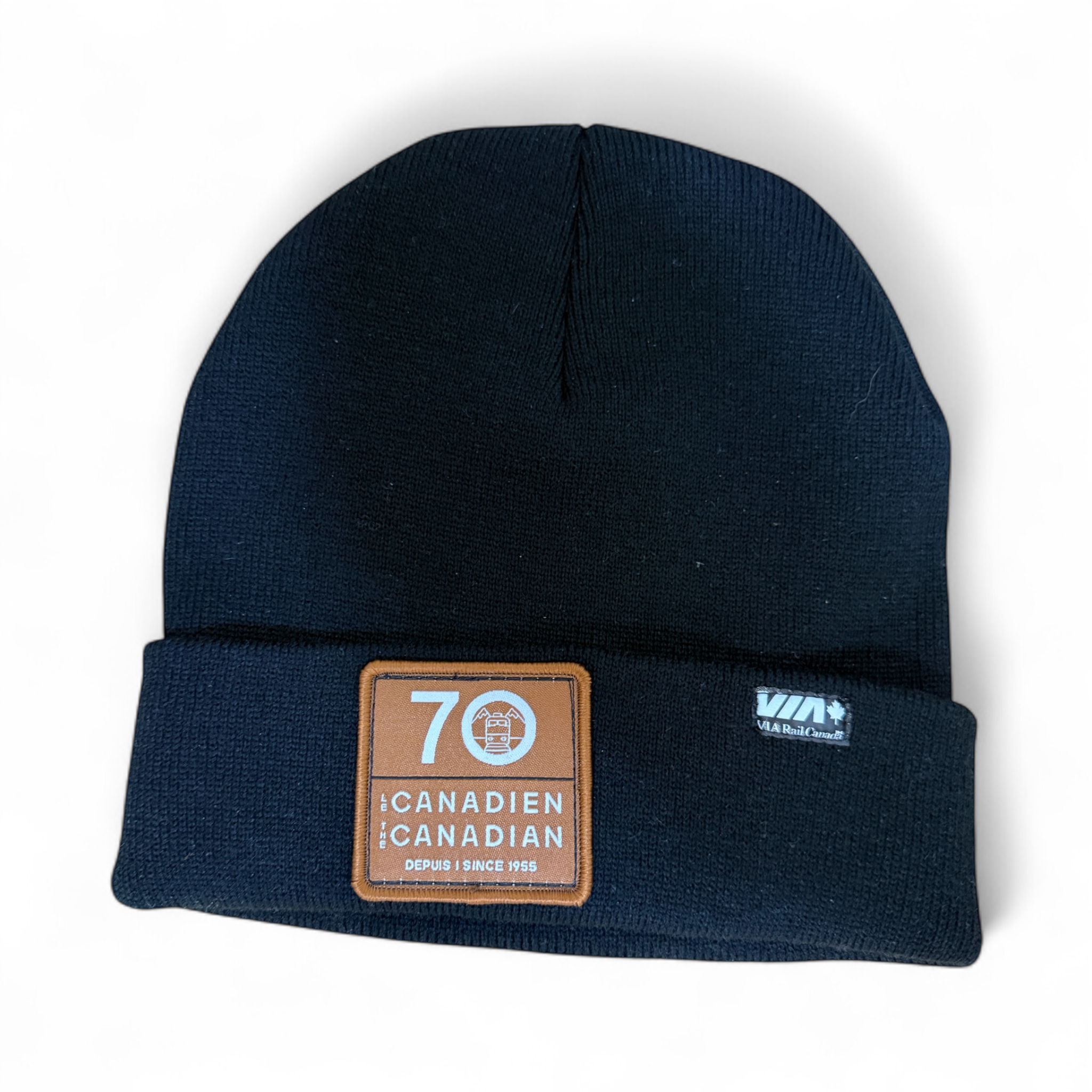 Tuque en acrylique - Patch tissé - STOCK LIMITÉ